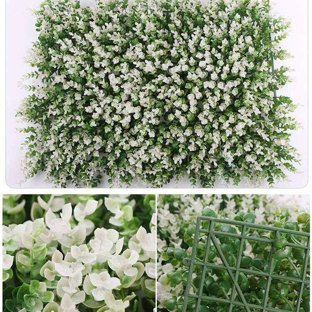 

1Pcs 40x60cm Artificial Grass Square Plastic Lawns Plant Living Room Background Artificial Lawn Decoration Home Wall Decorative