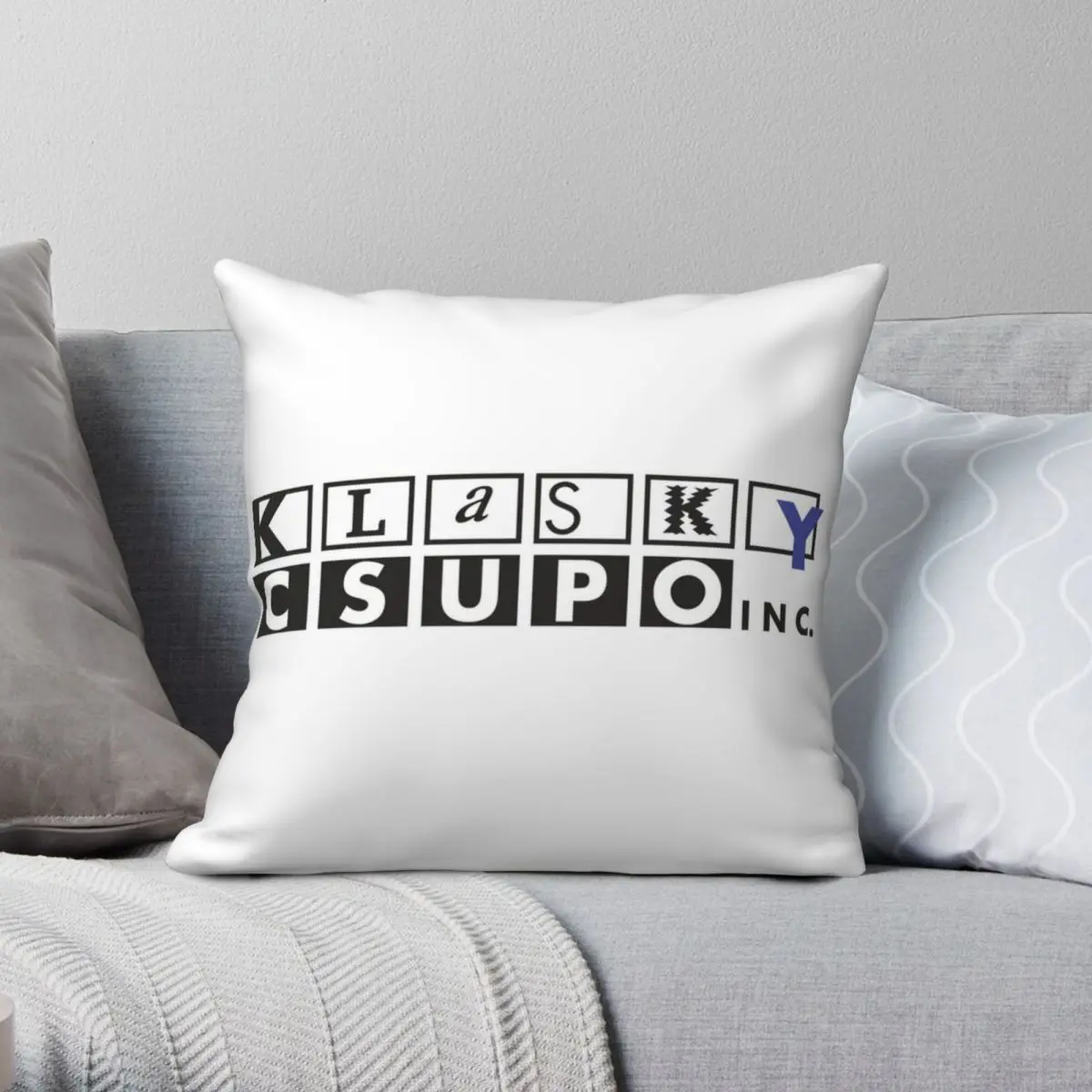 

Klasky Csupo Logo Square Pillowcase Polyester Linen Velvet Pattern Zip Decorative Pillow Case Home Cushion Cover Wholesale