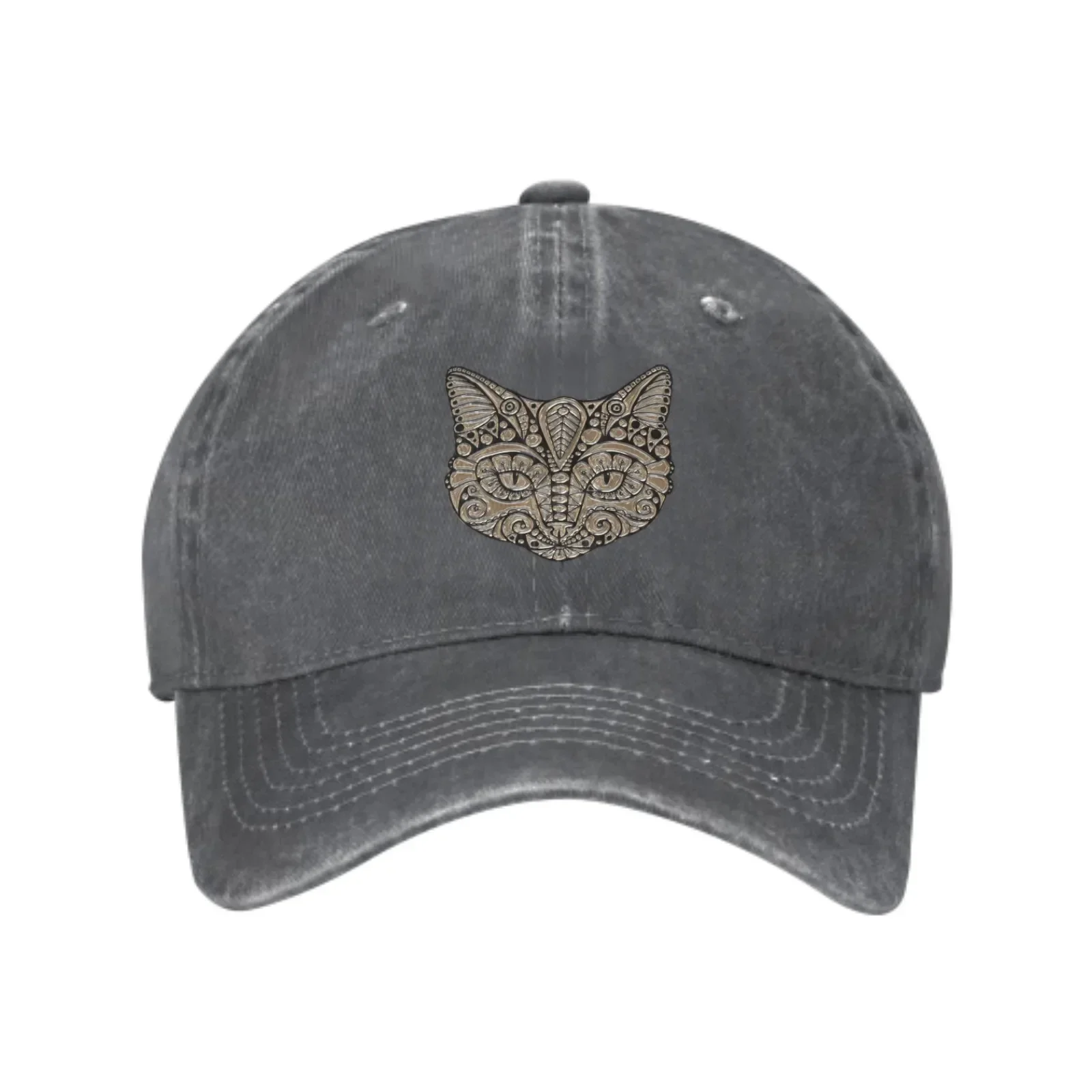 Diamond Cat Baseball Caps for Men Women Adjustable Fashion Casual Trucker Hats for Outdoor Fishing Activities