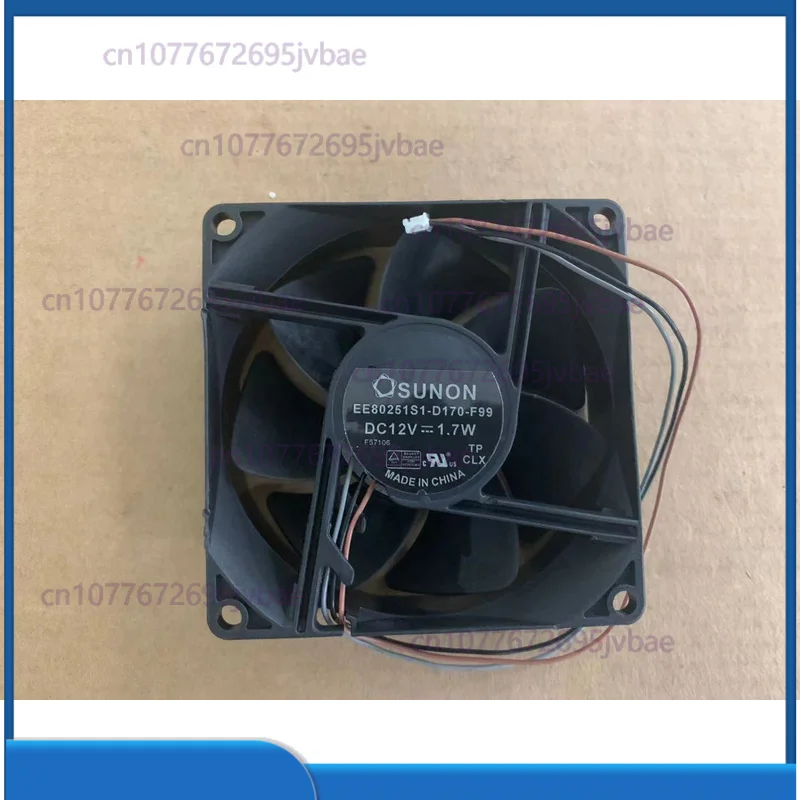 ДЛЯ SUNON EE80251S1-D170-F99 Вентилятор охлаждения проектора 12 В 1,7 Вт 3-контактный 80 мм