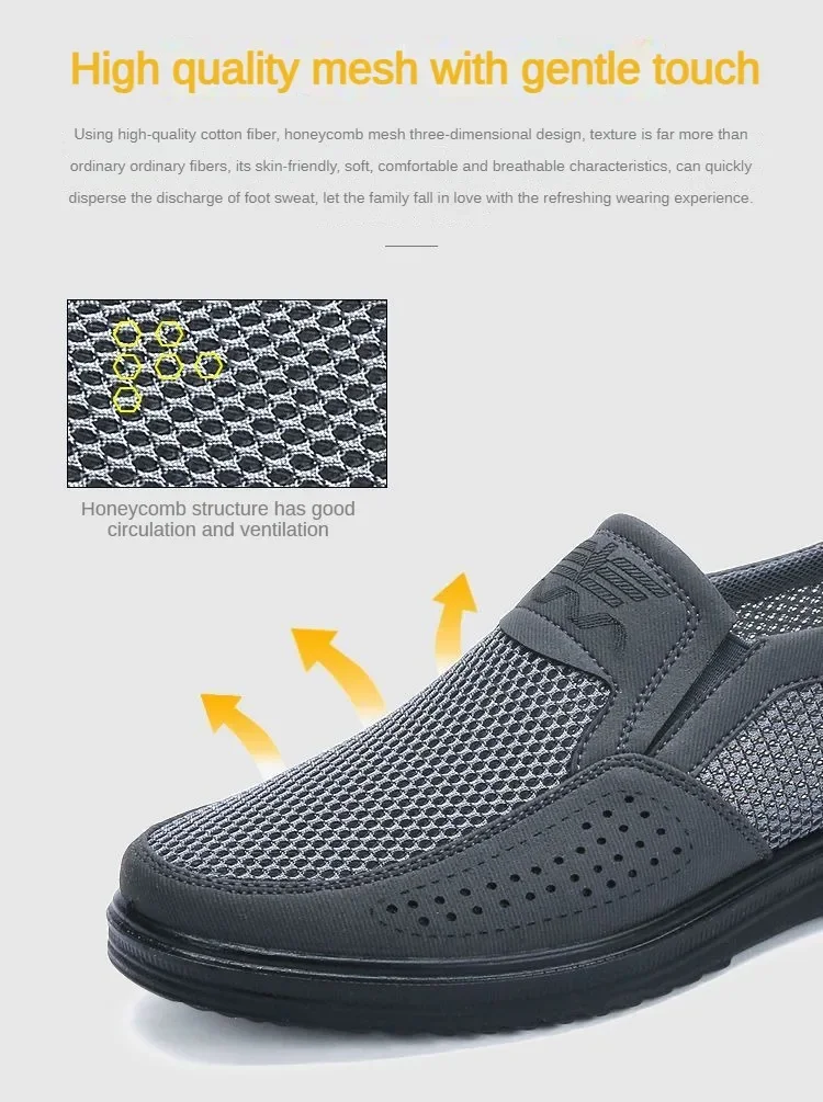 Herrenschuhe 2026 Sommer Casual Sneaker Atmungsaktives Mesh Chunky Sohle Erschwinglich Kostenloser Versand ​ – Detail 4