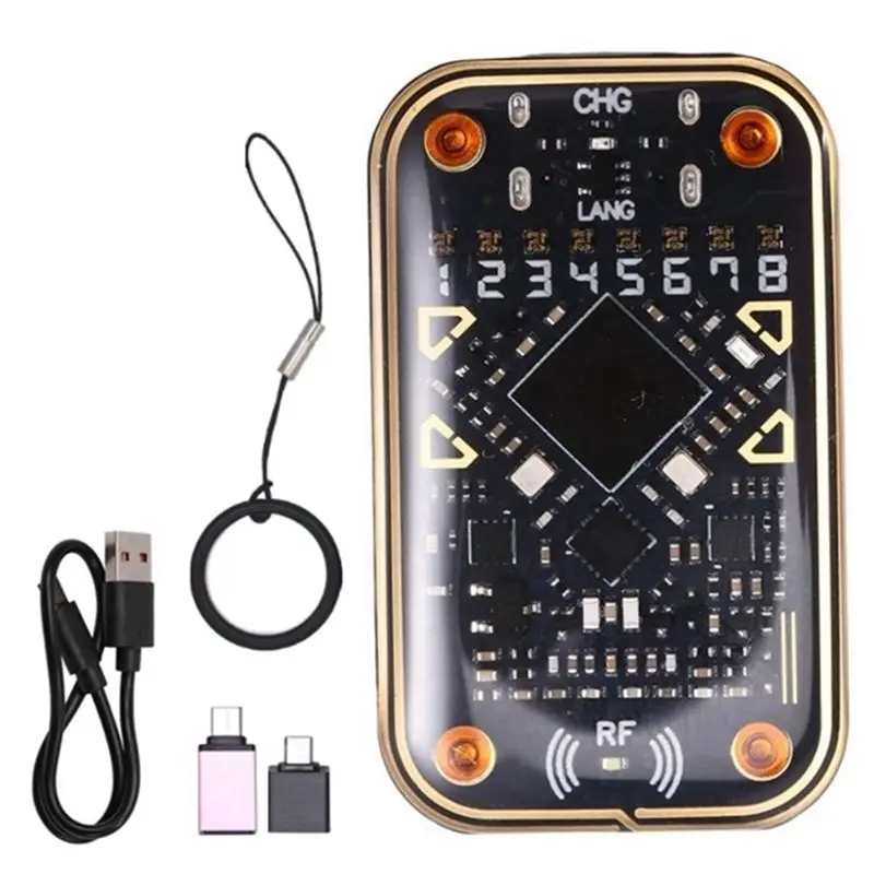 Image of A98Z Chameleon Ultra V2.0 Restart Smart Card Emulator RFID-Chip-Lesegerät 125K 13.56M IC ID-Karten-Dekodierer Schlüssel-Duplikator