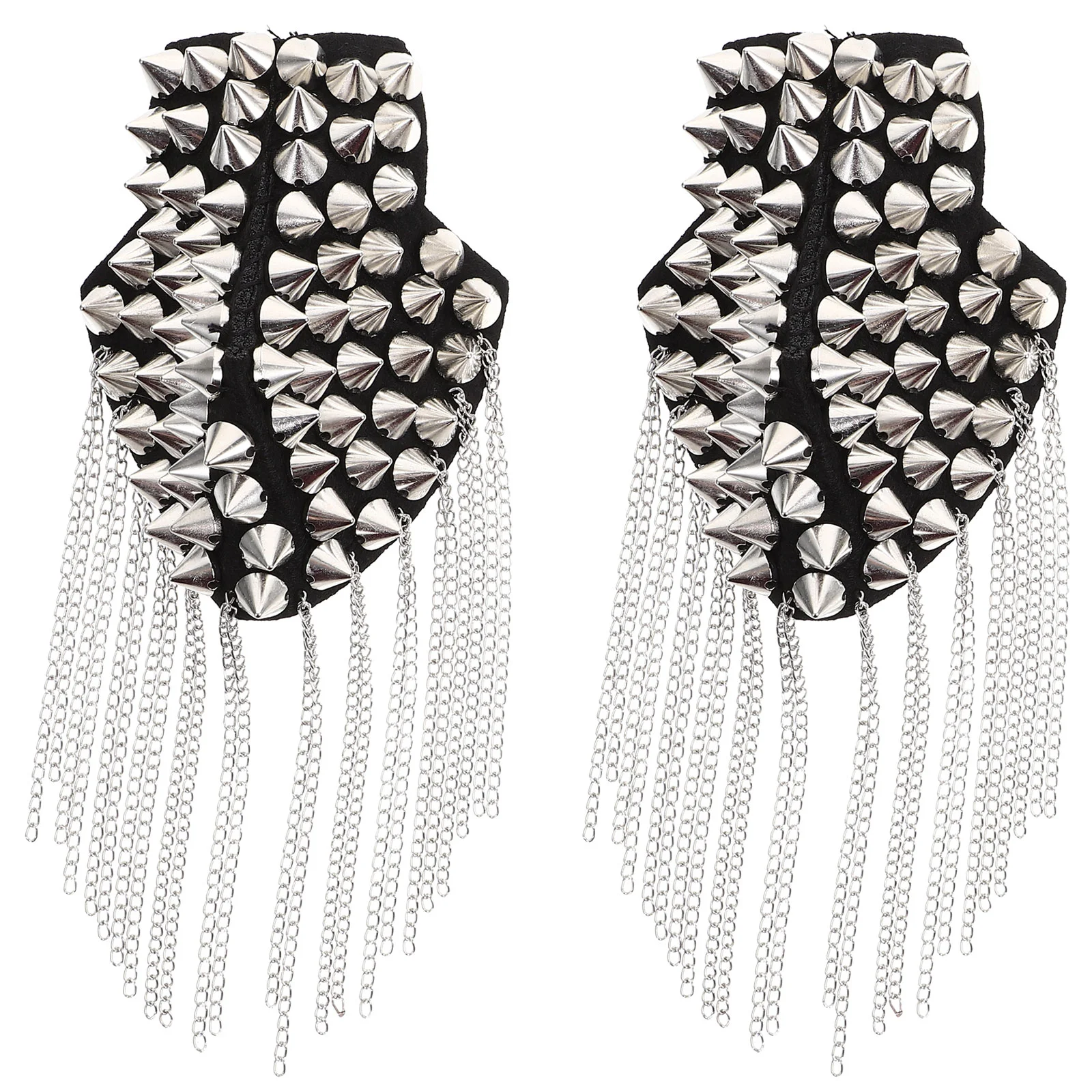 

Shoulder Boards Badge Chain Epaulet Red Rose Corsage Die Tassel -dimensional
