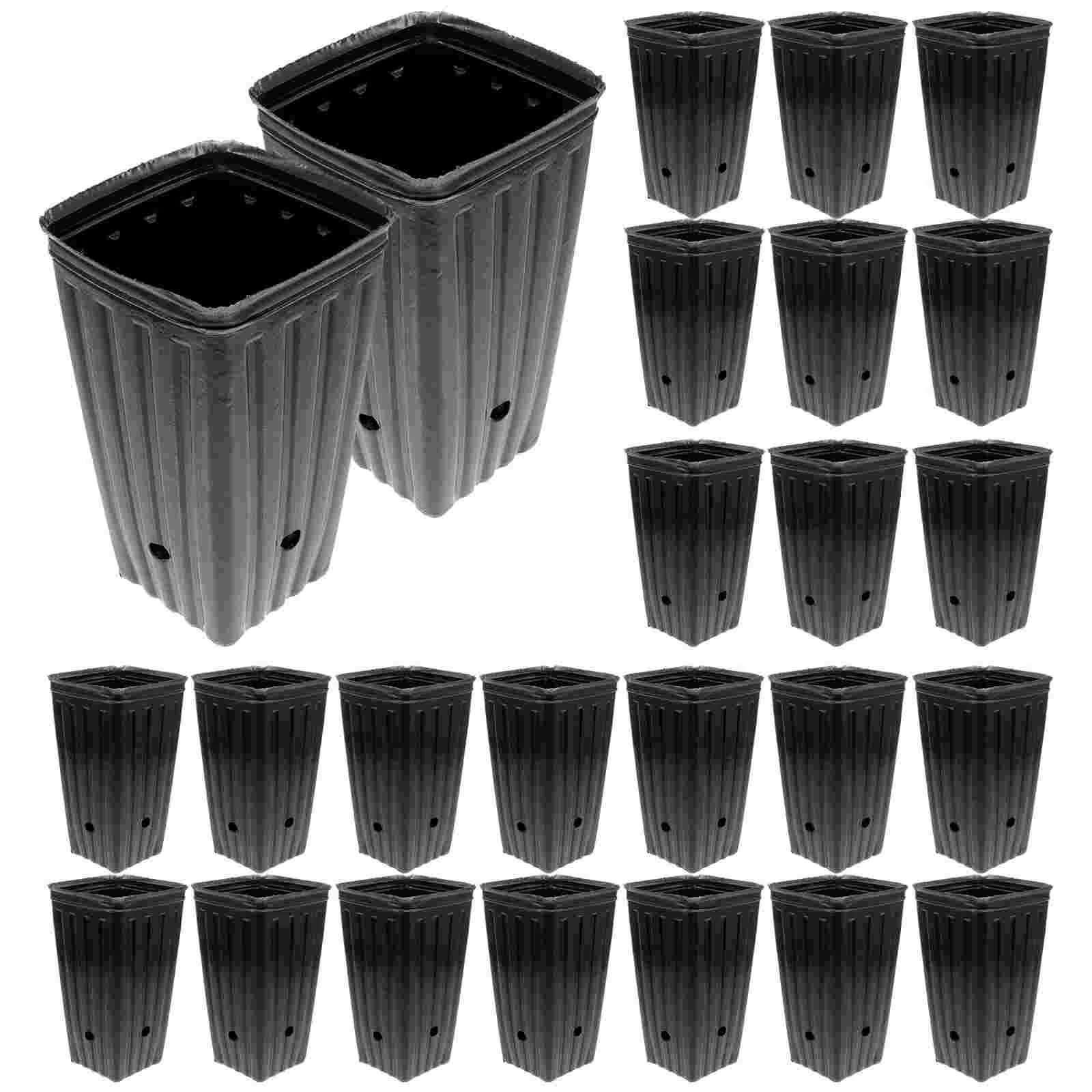 30 Pcs Flower Pots Outdoor Clearance Tall Seedling Indoor Plant Nursery Cup Planter