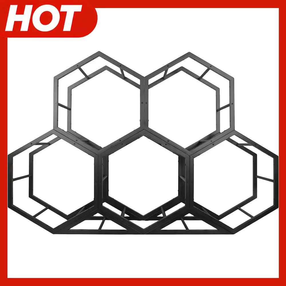 

Стальная штабелируемая подставка-органайзер для запасных шин, маленькая шестиугольная, износостойкая, для автосервиса/гаража