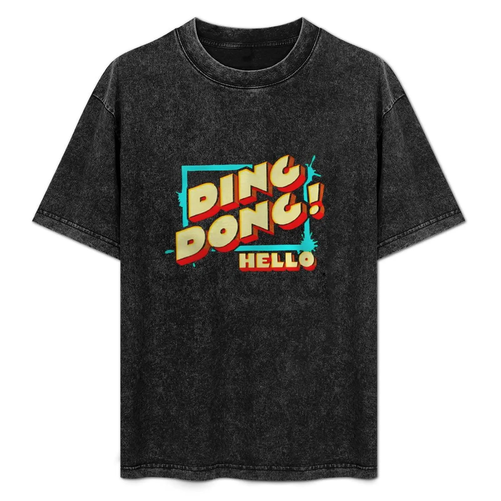 

ding dong hello T-Shirt Streetwear Print Tee Shirt