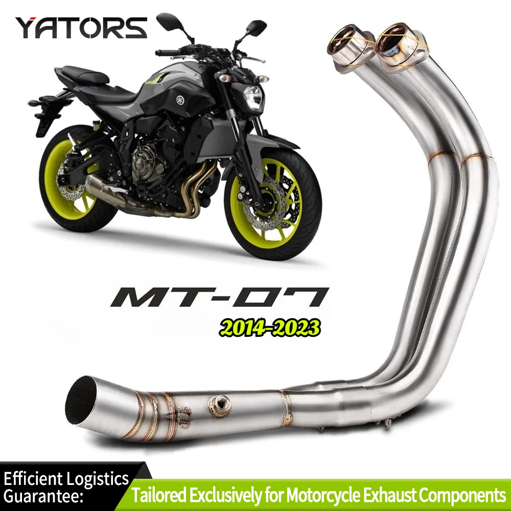 

FOR YAMAHA MT07 mt-07 2014-2023 Motorcycle Muffler Exhaust Pipe MOTORCYCLE EXHAUST MUFFLER FULL SYSTEM SLIP ON