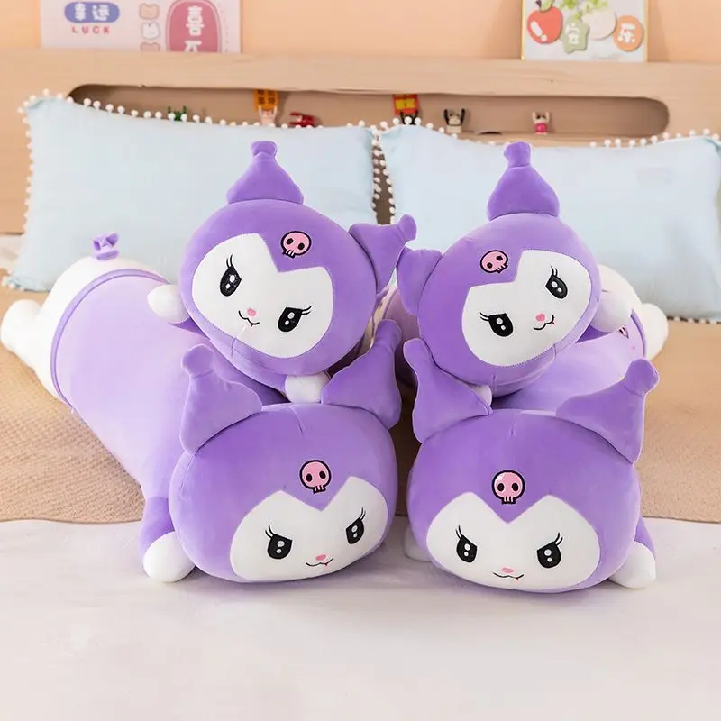 

Милая плюшевая подушка Sanro Kuromi, супермягкая, для сна, очаровательная мультяшная кукла, удобная подушка для кровати для девочек, кавайная.