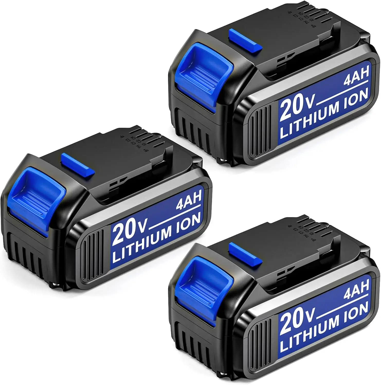 4.0Ah Replacement for Dewalt 20v Max Battery (3PCS)