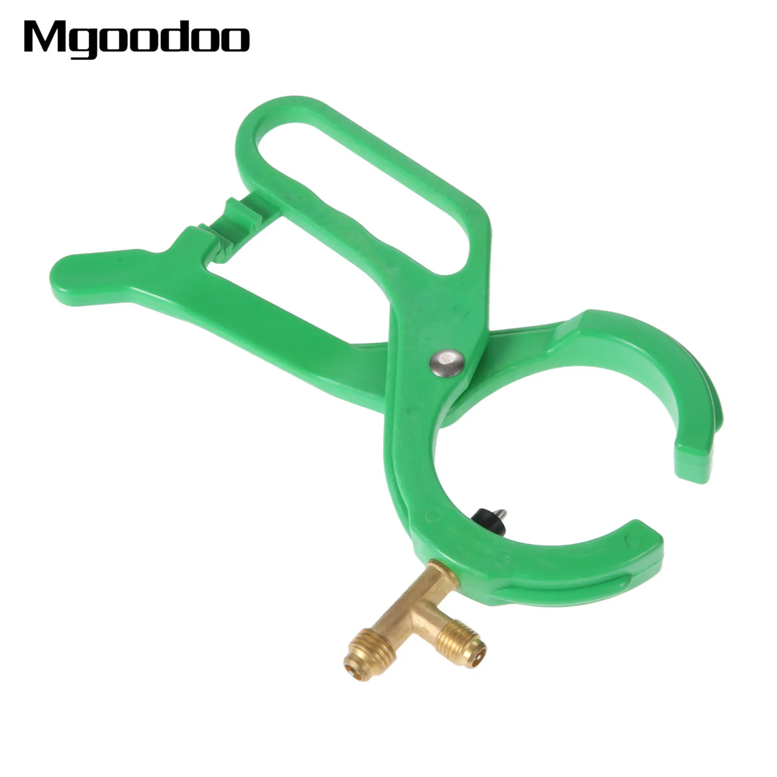 2-in-1 Side Can Tap AC Refrigerant Bottle Open Valve Side Punch Tap Opener 1/2'ACME X 1/4' SAE For R134A R22 R12 Manifold System