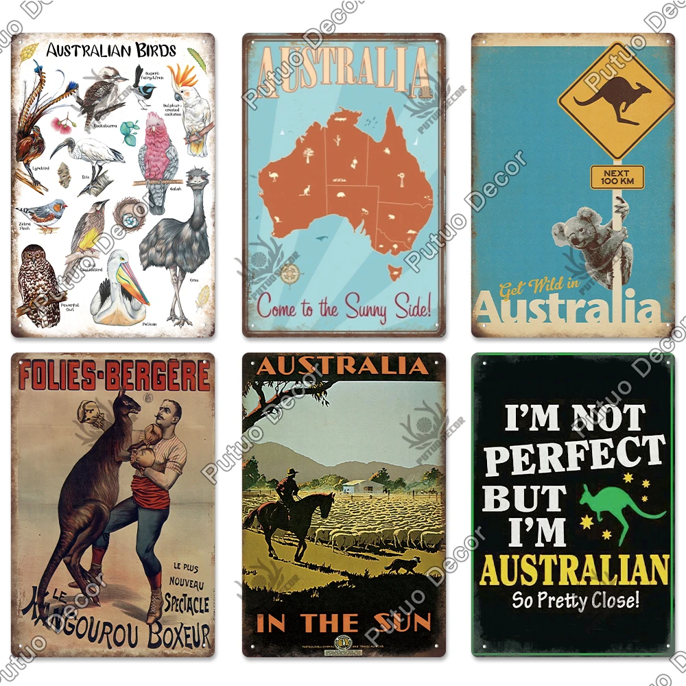 Putuo Decor Australia Metal Si - огляд і ціна Vintage Collectible Plates