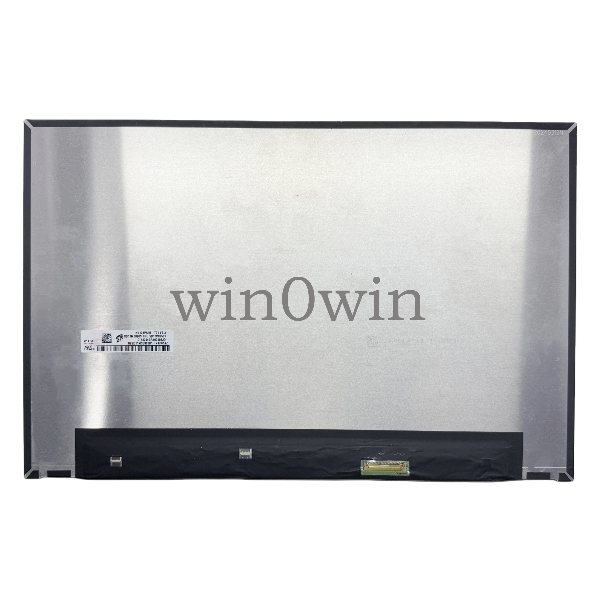 

NV133WUM-T01 V3.3 1920x1200 IPS 100% sRGB eDP 40 pins Laptop Touch screen lcd display Matrix 13.3 inch