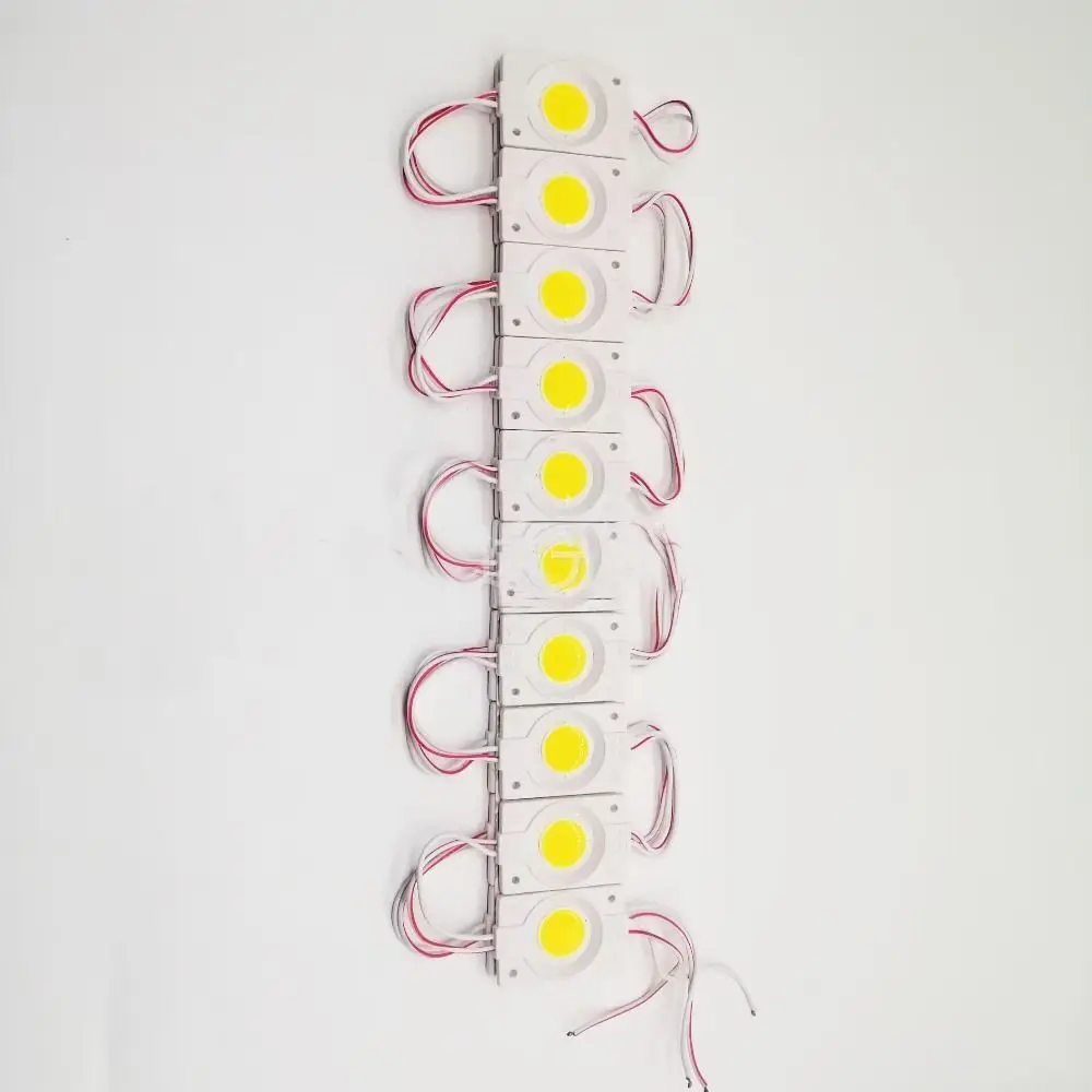 Led Module 12V COB Light Advertisement Design Sign Backlight Shop Banner Waterproof IP65 White Red Green Blue Yellow Pink 10pcs