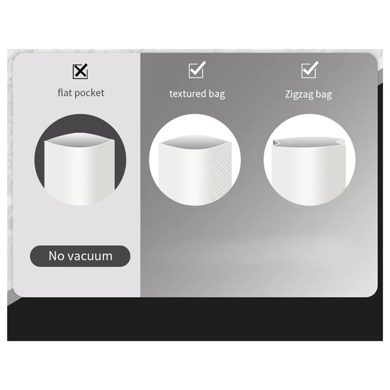 A005-電動真空シーラーマシン ドライ/ウェット食品包装シール 鮮度保持 タッチボタン デジタルディスプレイ 取り外し可能クリーン(US)