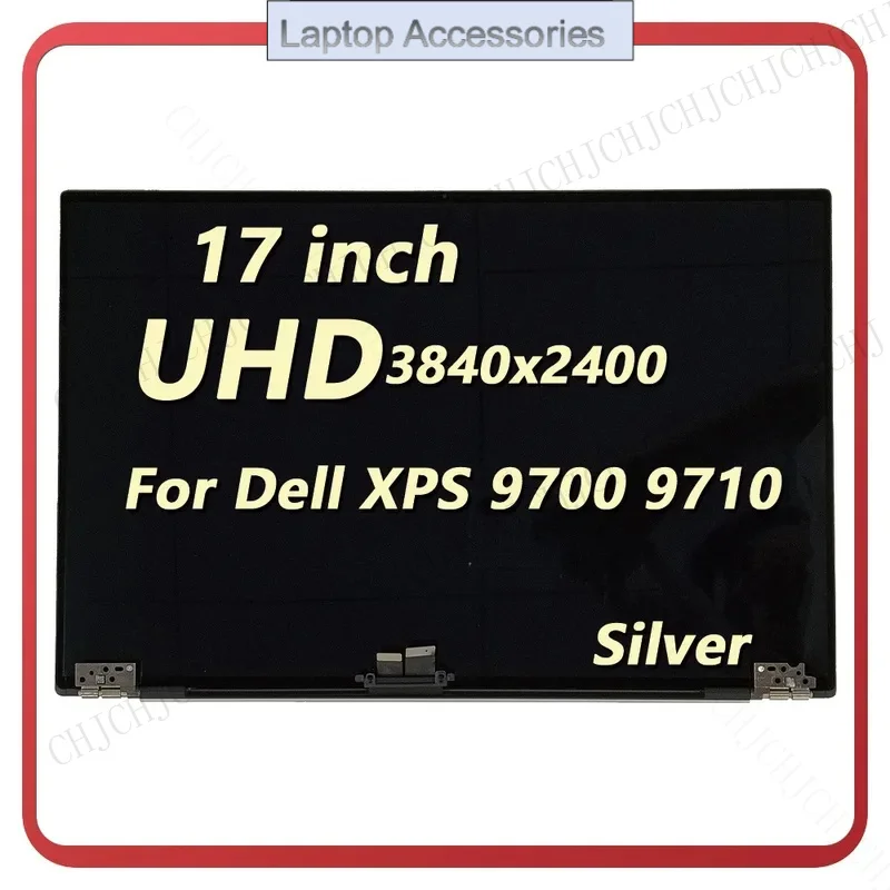 

F оригинальный 17-дюймовый ЖК-дисплей для ноутбука Dell XPS 9710 9700 Precision 5750 05P925 UHD сенсорный экран серый полный комплект верхней сборки