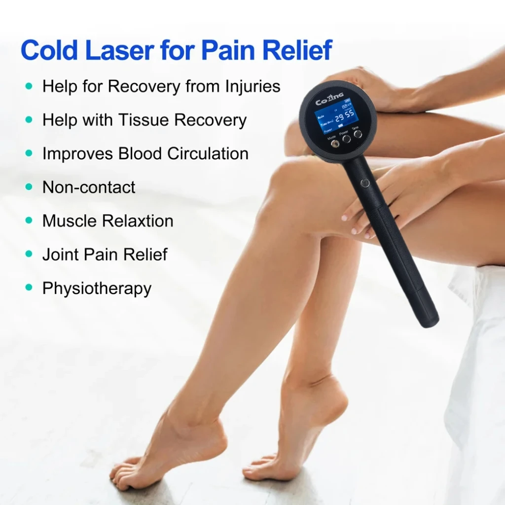 

5W Laser for Shoulder Knee Pain Relief Arthritis Near Infrared &Red Light Healing Equipment 650nm 808nm
