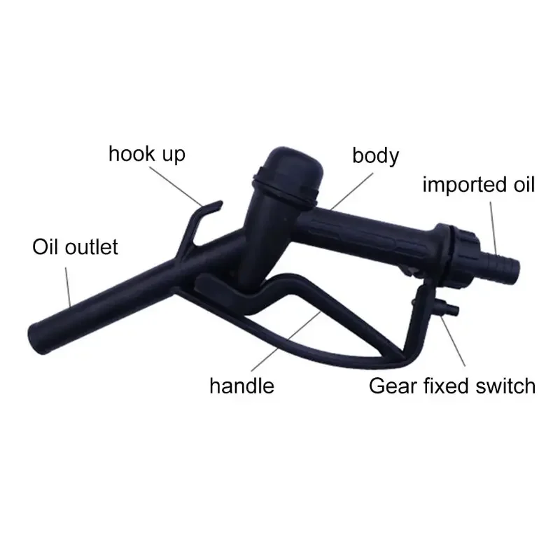 Hose Trigger Nozzle Manual Fits for Diesel Oil Dispensing Transfer