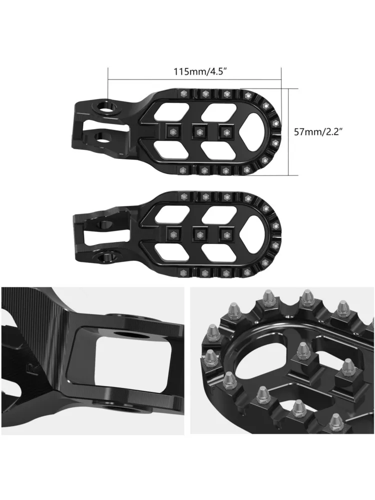 AliExpress NICECNC For Stark Varg EX Extender Foot Pegs Enlarged Electric Dirt Bike Offset Footrests Anti Slip For STARK VARG MX 2025 2024