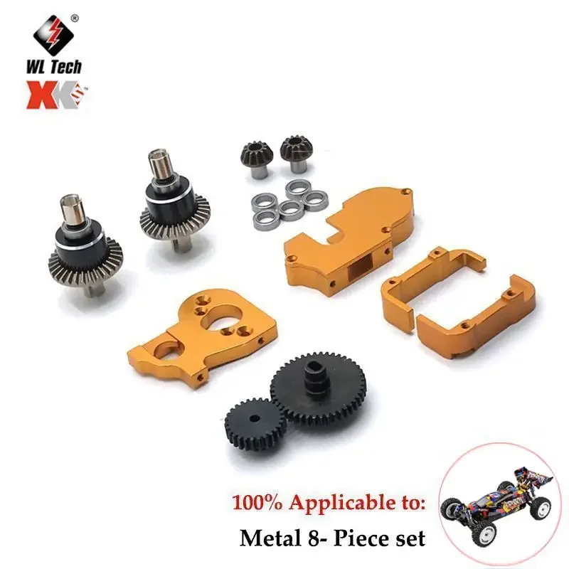 Wltoys-RC Car Parts Upgrade, Kit De Metal, Eixo De Transmissão, Pull Rod, Swing Braço De Direção, Acessórios Do Carro, 124007, 124017, 124019, 1/12