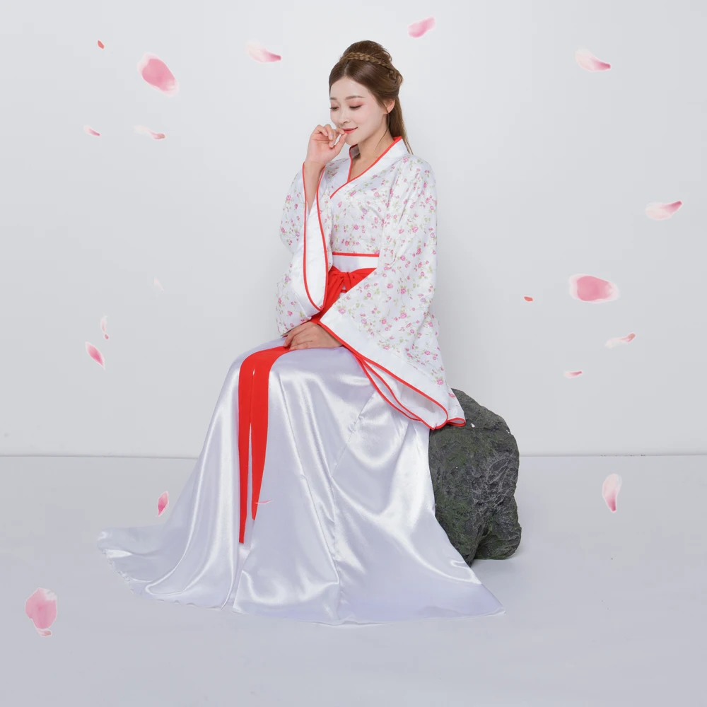 Chinesische traditionelle Tanz kostüm für Frauen Tang Dynastie alte Kostüme Hanfu Kleid Leistung Abend Fee Kleider Outfits