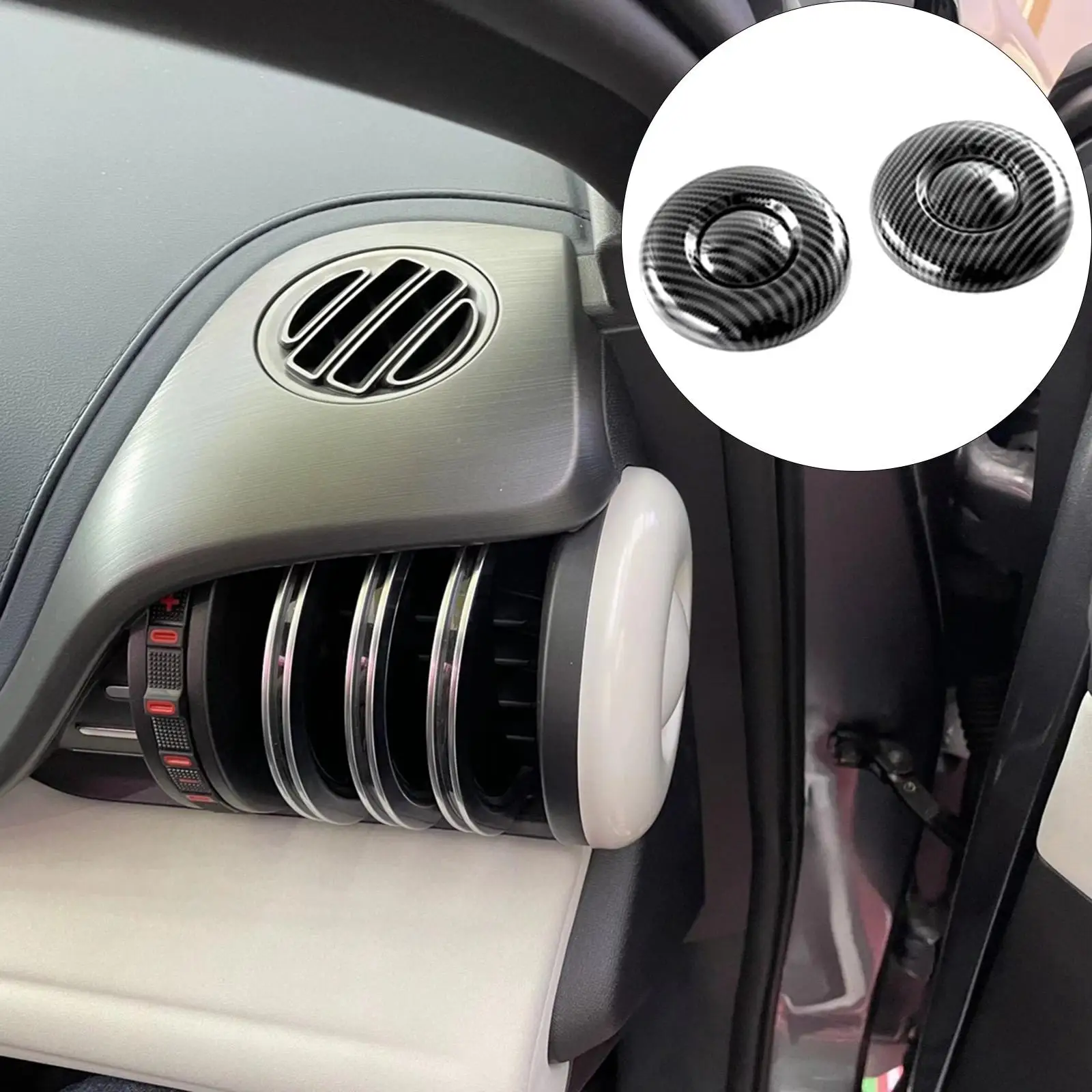 2 Pieces Car Air Outlet Cover Car Accessories Dust Protector for Atto 3 Yuan