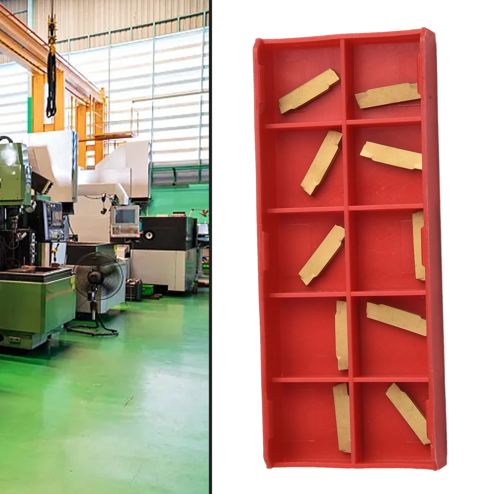 

Carbide Carbide Inserts MGMN200-G Tool 16mmx3mmx2mm For Parting Off Tools MGMN200-G For Machining Carbide Inserts