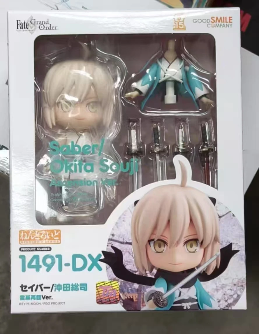

In Stock GSC 1491-DX Fate Grand Order Saber/Okita Souji Ascension Ver. Action Figure Toys Gift Collectible Model