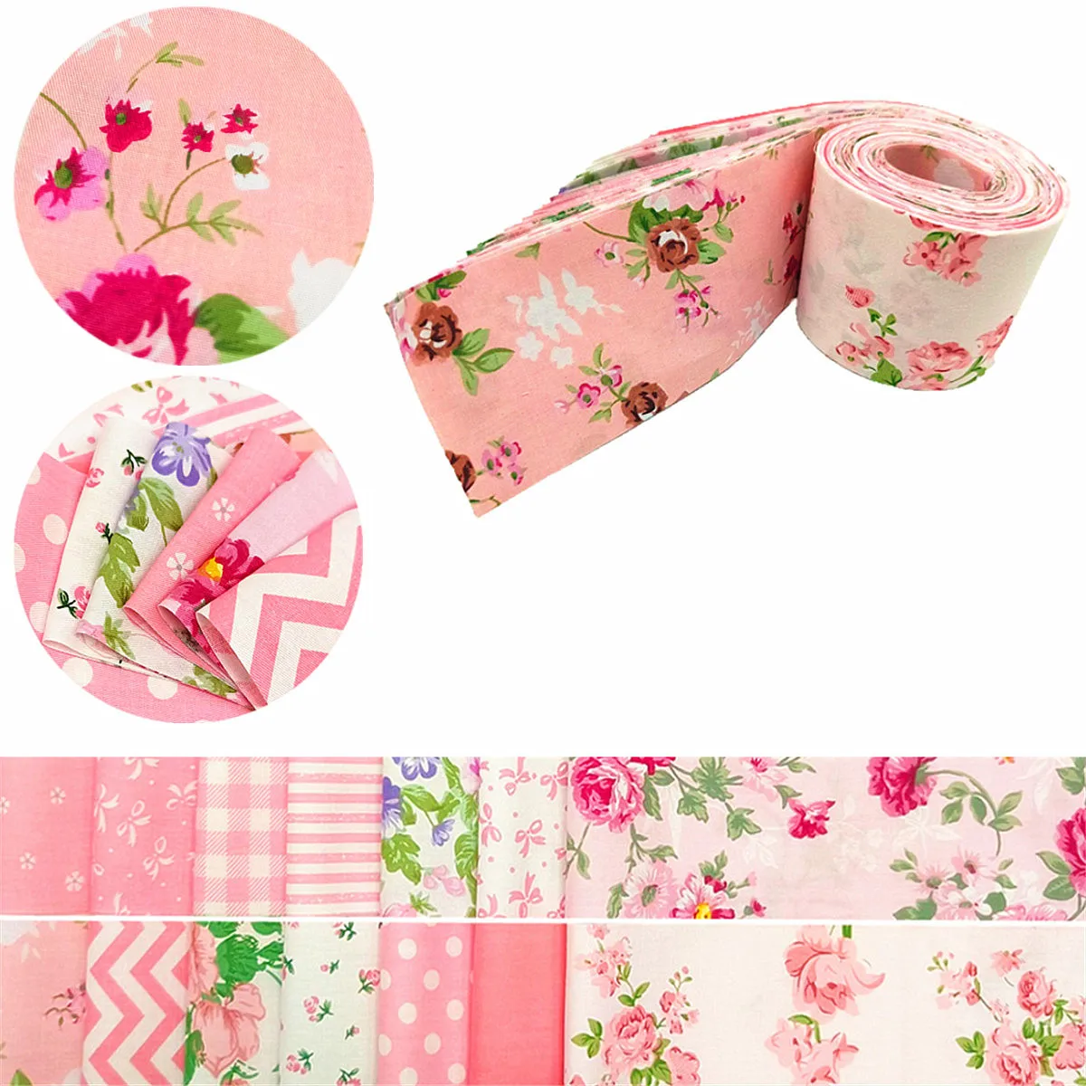 42 قطعة هلام القطن نشمر نسيج القطن شرائط اللحف خليط الحرفية نسيج اللحف القطن للخياطة خليط Craft بها بنفسك الحرفية