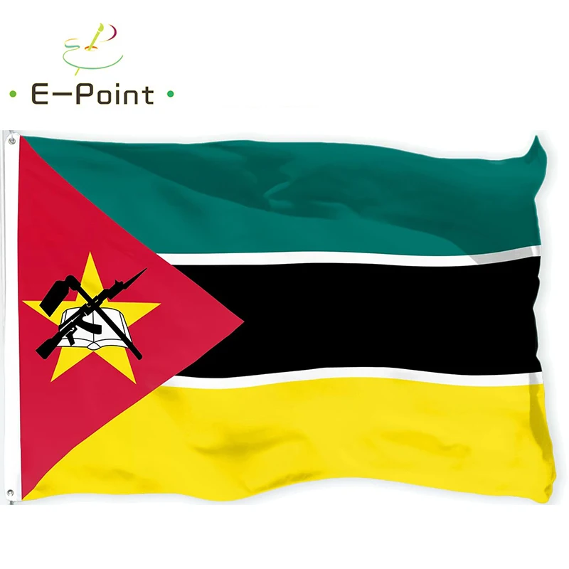 Mozambique National Country Flag 2ft*3ft (60*90cm) 3ft*5ft (90*150cm) Size Christmas Decorations for Home Flag Banner