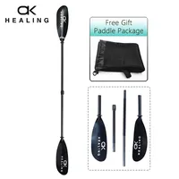 Portable 4 in 1 Kayaking Paddle Rowing Oars Stable Connection Strong Lock Fiberglass Shaft Kayak Paddles