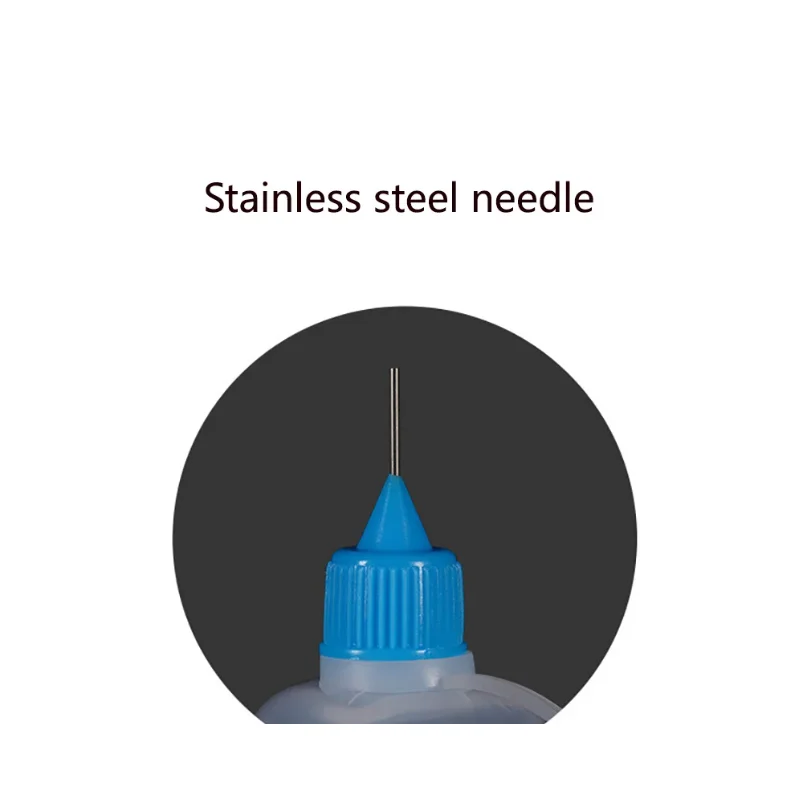 5ml 10ml 20ml 30ml 100ml 120ml PE Plastic Squeezable Tip Applicator Bottle Refillable Dropper with Needle Tip Caps Oil Bottles