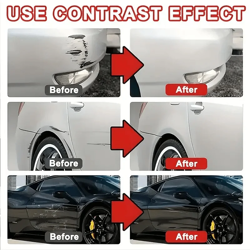 كريم إصلاح خدوش الطلاء العالمي 120 مل، كريم تلميع الإصلاح العميق، مصمم خصيصًا لإزالة خدوش السيارة بدون #6