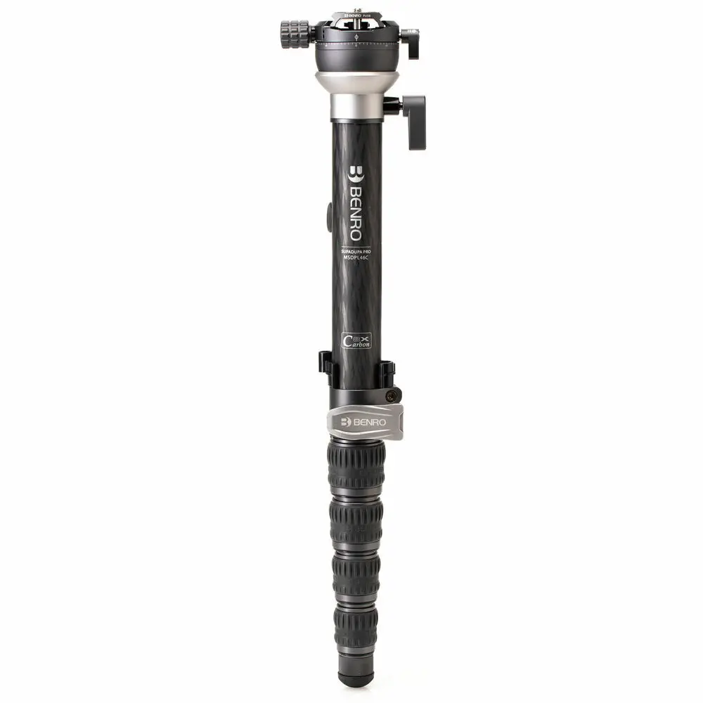 Benro MSDPL46C Monopod SupaDupa Carbon Fiber with Leveling Pan Head