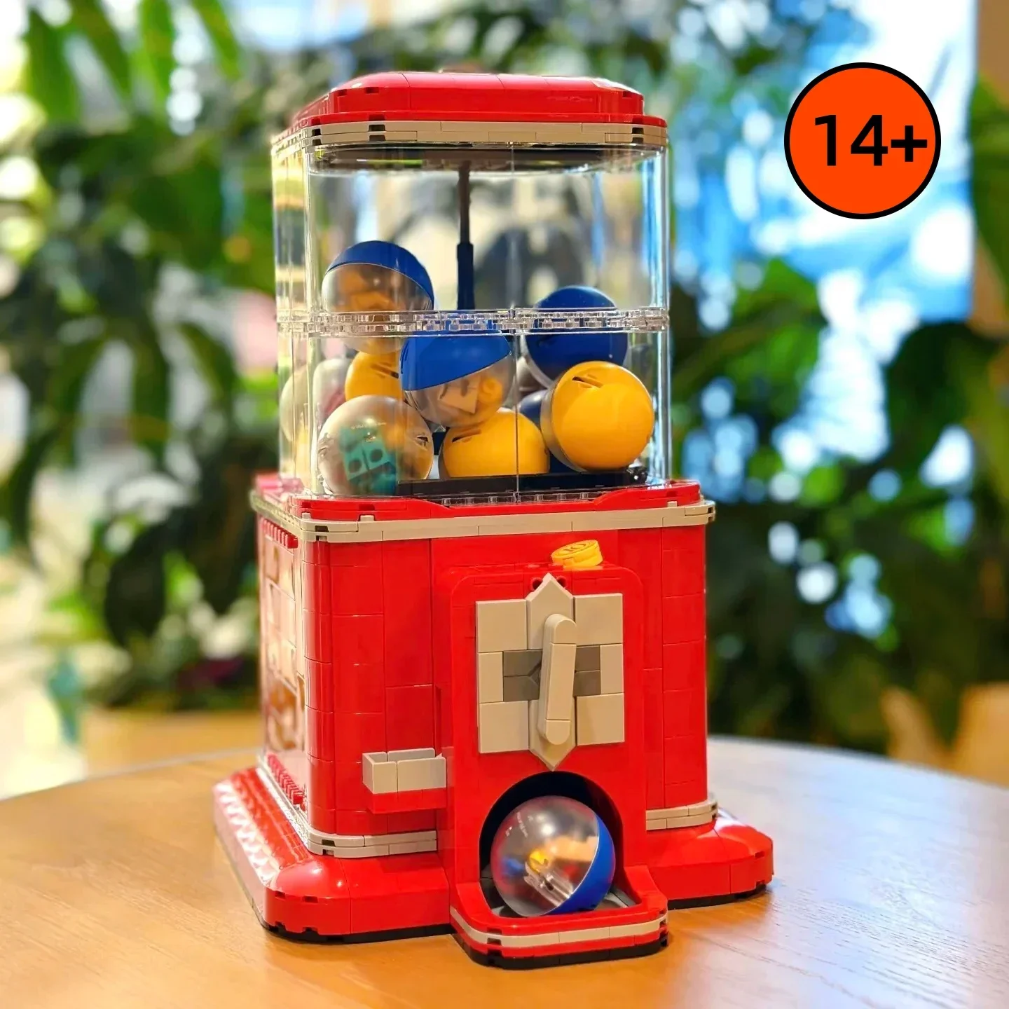 

В SOTCK 1343 шт. креативные идеи 21358 набор торгового автомата строительные блоки с монетоприемником игры кирпичные игрушки рождественские подарки