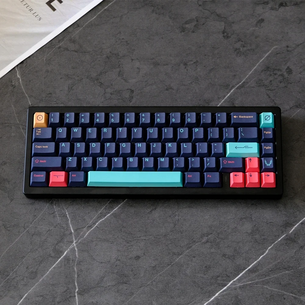 129 Keys GMK Metropolis PBT Keycaps Dye Sublimation Cherry Profile Keycap For Gateron Cherry MX switch Mechanical Keyboard