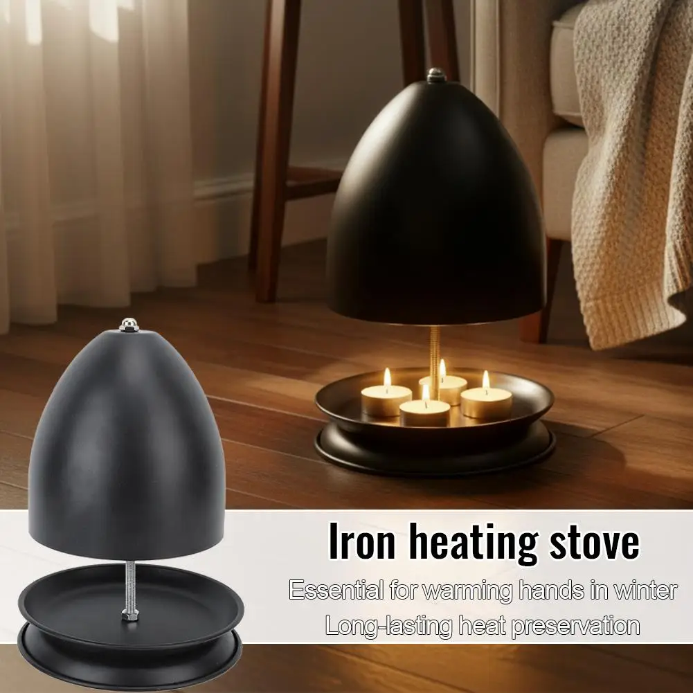 جديد الشاي ضوء سخان معدني الشاي ضوء موقد وفرن مساحة كبيرة فرن شمعة الحرارة السريعة مع أصحاب التدفئة شمعة ضوء لينة #3