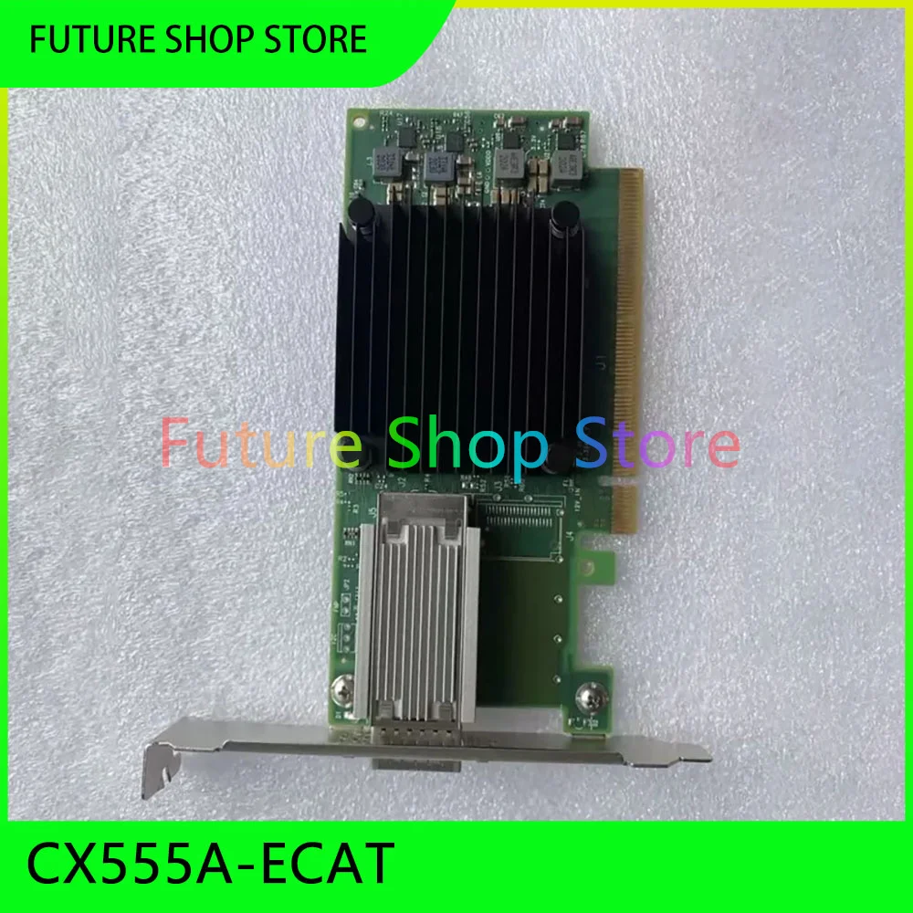 PCIe X16インターフェース 100Gシングルポート 10G光ファイバーネットワークカード CX555A-ECAT