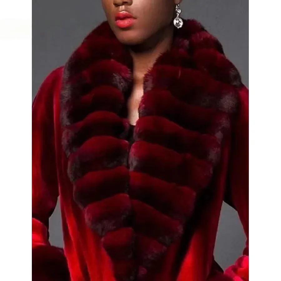 Kołnierz z prawdziwego futra Najlepiej sprzedająca się moda zimowa Ciepłe, wysokiej jakości naturalne mankiety z futra królika Rex