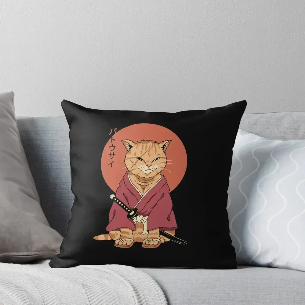

Neko Battousai Throw Pillow Room decorating items Decorative Cushions Luxury Sofa Cushions pillow