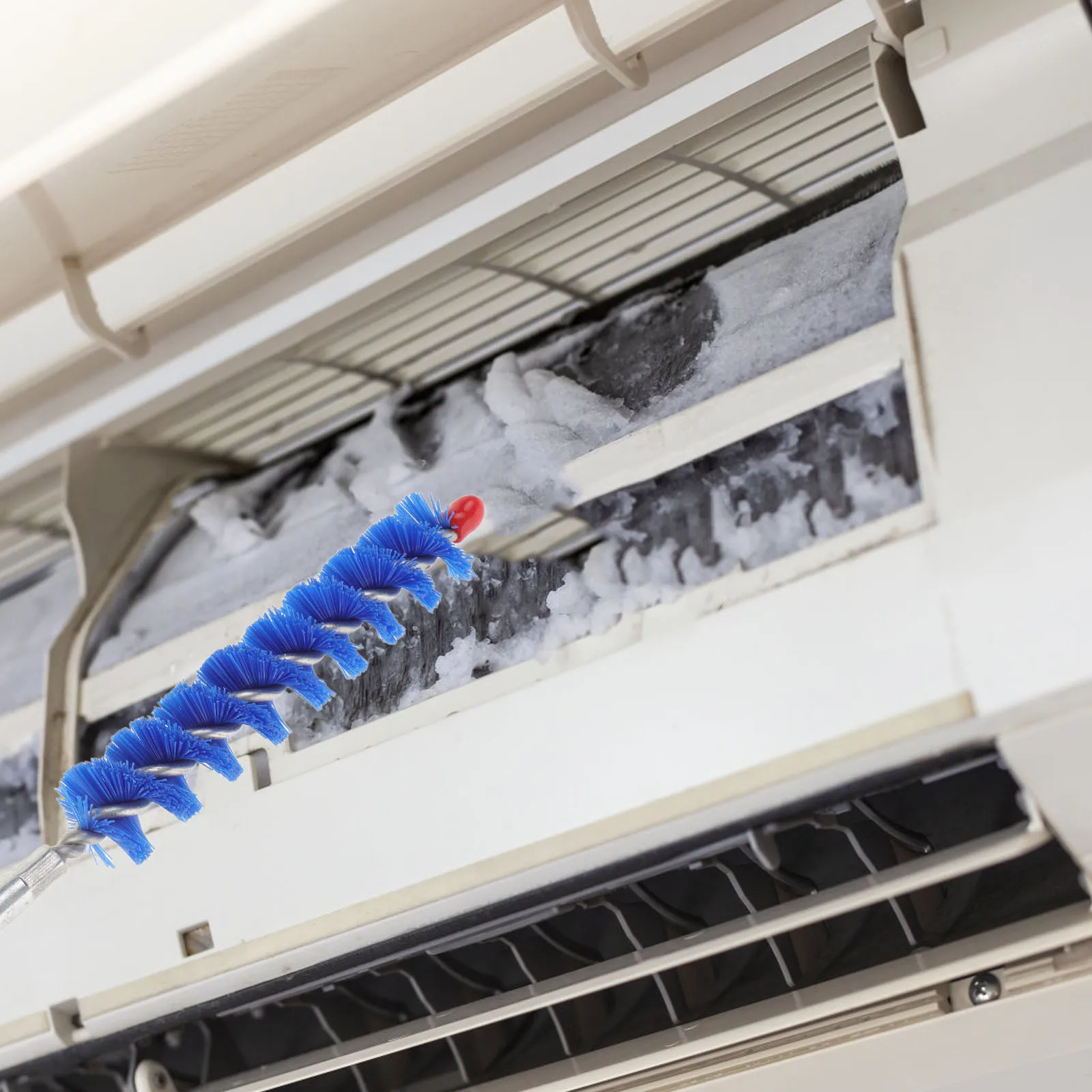 

Central Air Conditioning Cleaning Brush Copper Pipe Nylon Cleaner Durable Multifunctional Tool for Condenser and Air Outlet