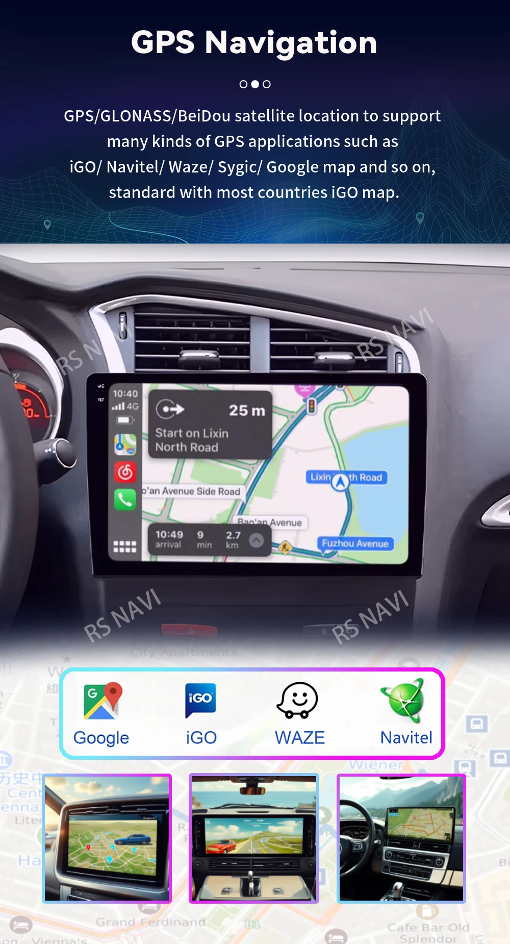 Android 16 Carplay DSP WIF+4G Car Radio GPS Multimedia Player For Citroen C4 C4L DS4 2013 2014 2015 2016 2017 Stereo 360 Camera