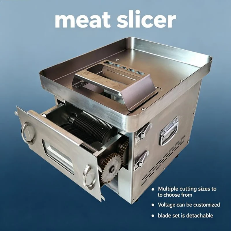 CE Approved High Quality Meat Cutting Machine Pork Beef Slicer Shredding Machine