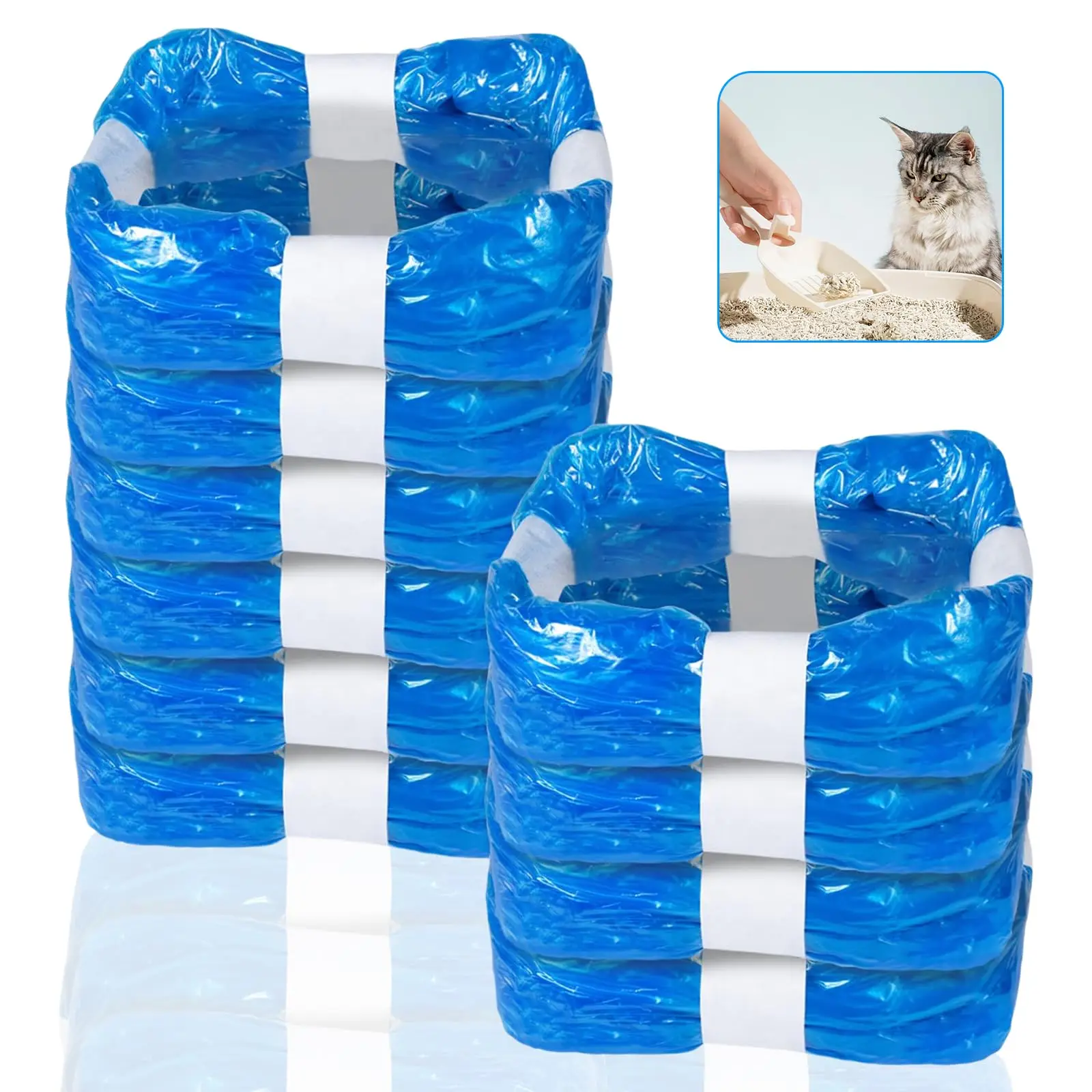 New Pet Biodegradable Trash Bag Dog Poop Bags Bulk Biobase Scented Poo Bag Degradable Cat Waste Bags Dog Poop Dispenser Gifts