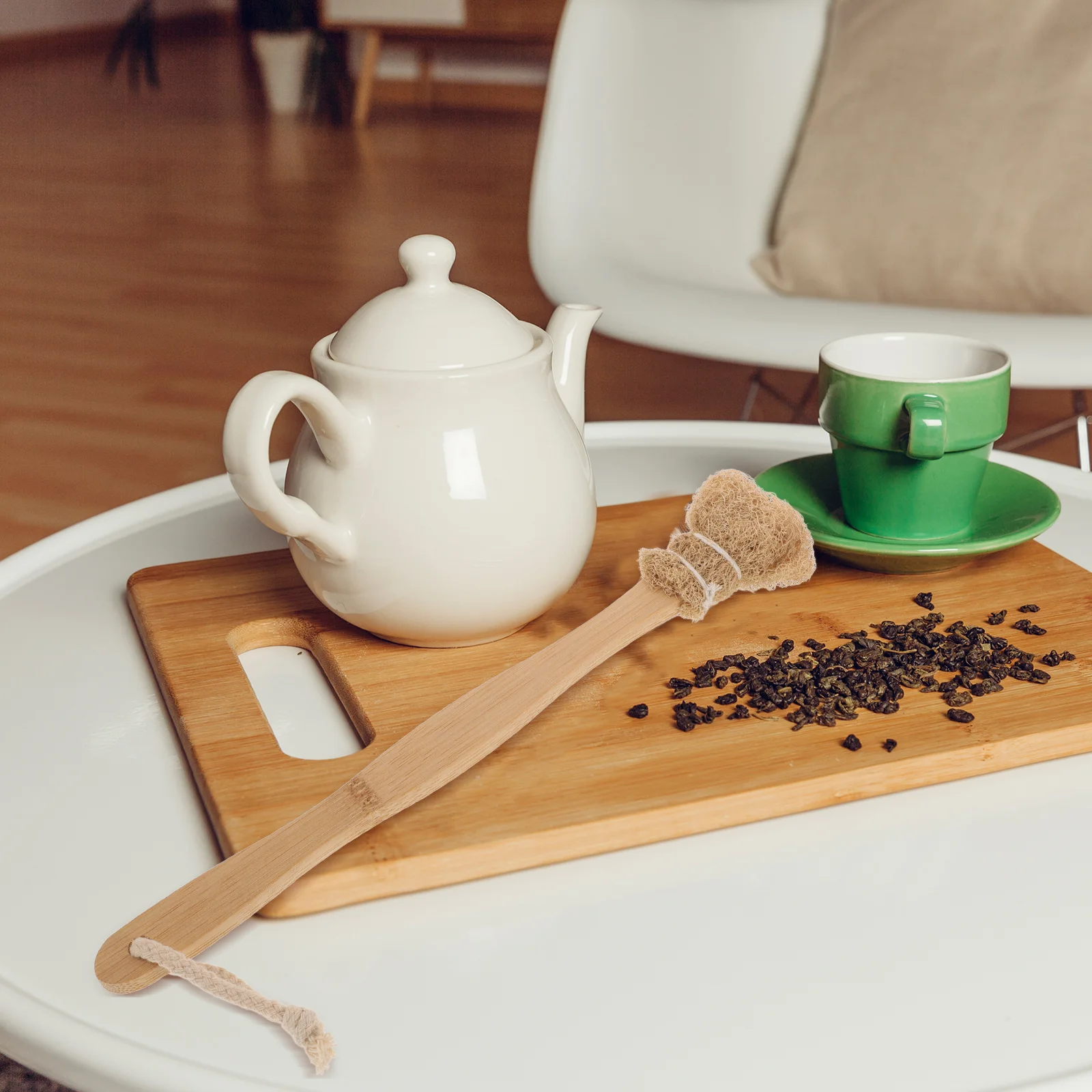 

Long Handle Loofah Brush Cup Cleaning Bottle Brushes for Cups Pot Kitchen Dish Flask Mug Cleaner Tea Ceremony Accessories