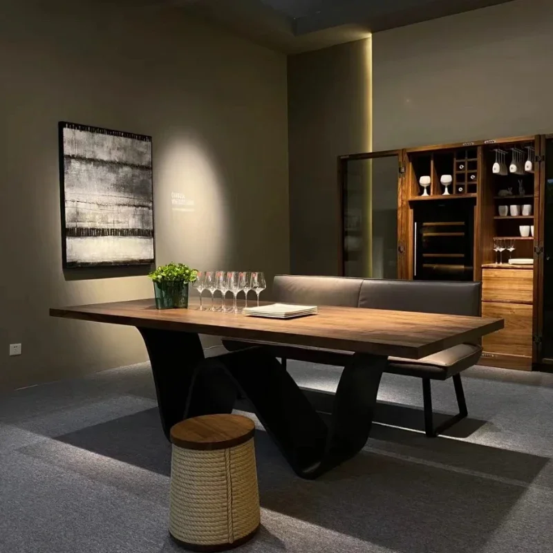 

Кухонный обеденный стол для гостиной, уникальный роскошный современный набор обеденного стола для салона, скандинавский дизайн, мебель для дома Mesas De Jantar