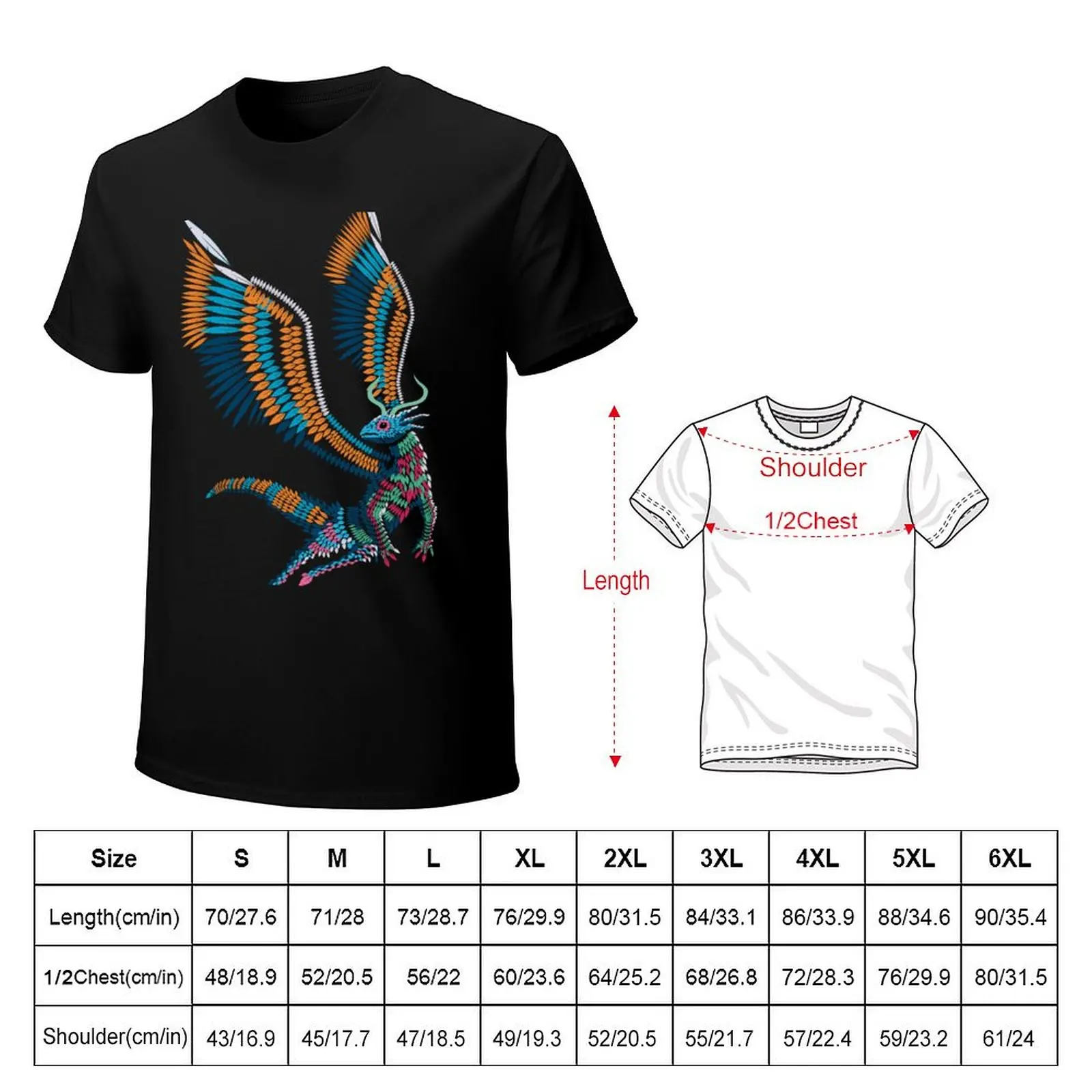 Alebrijes of Might_1 T-Shirt plus sizes sublime tops anime clothes tshirts for men