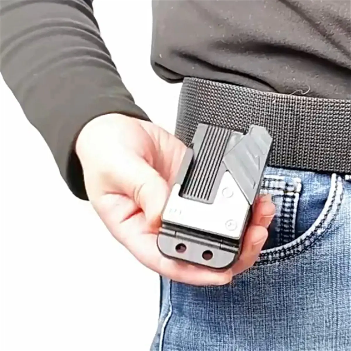 [Set of 5]  Electric Drill Tape Belt Tape Measure Holder Hanger Holder Clip-on Tape Measure Holder for Belt Tape Measure