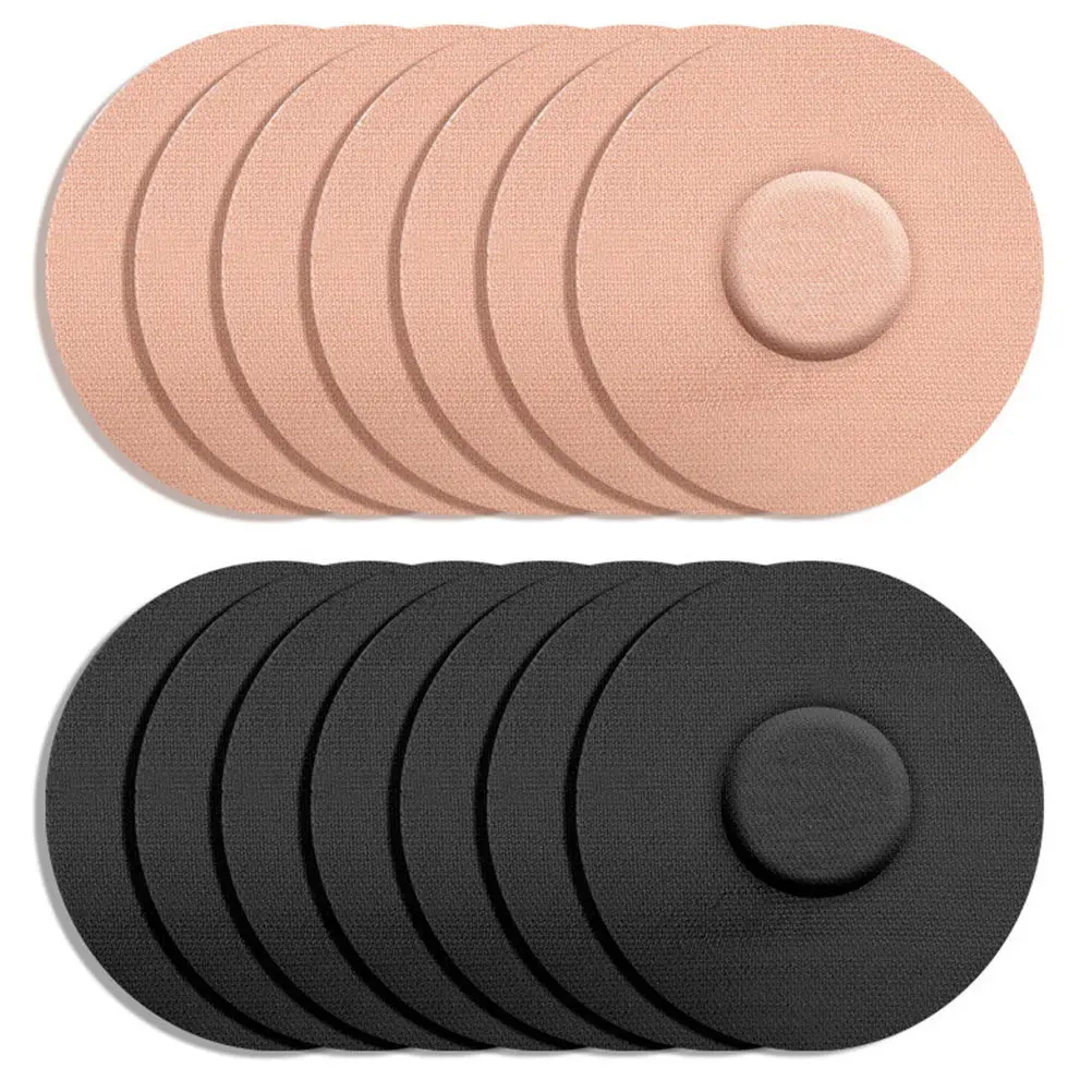 

10Pcs Non-Slip Patch Sensor Covers High-Class Elastic Comfortable Adhesive Patches for Sports Running Swimming Waterproof Fixed