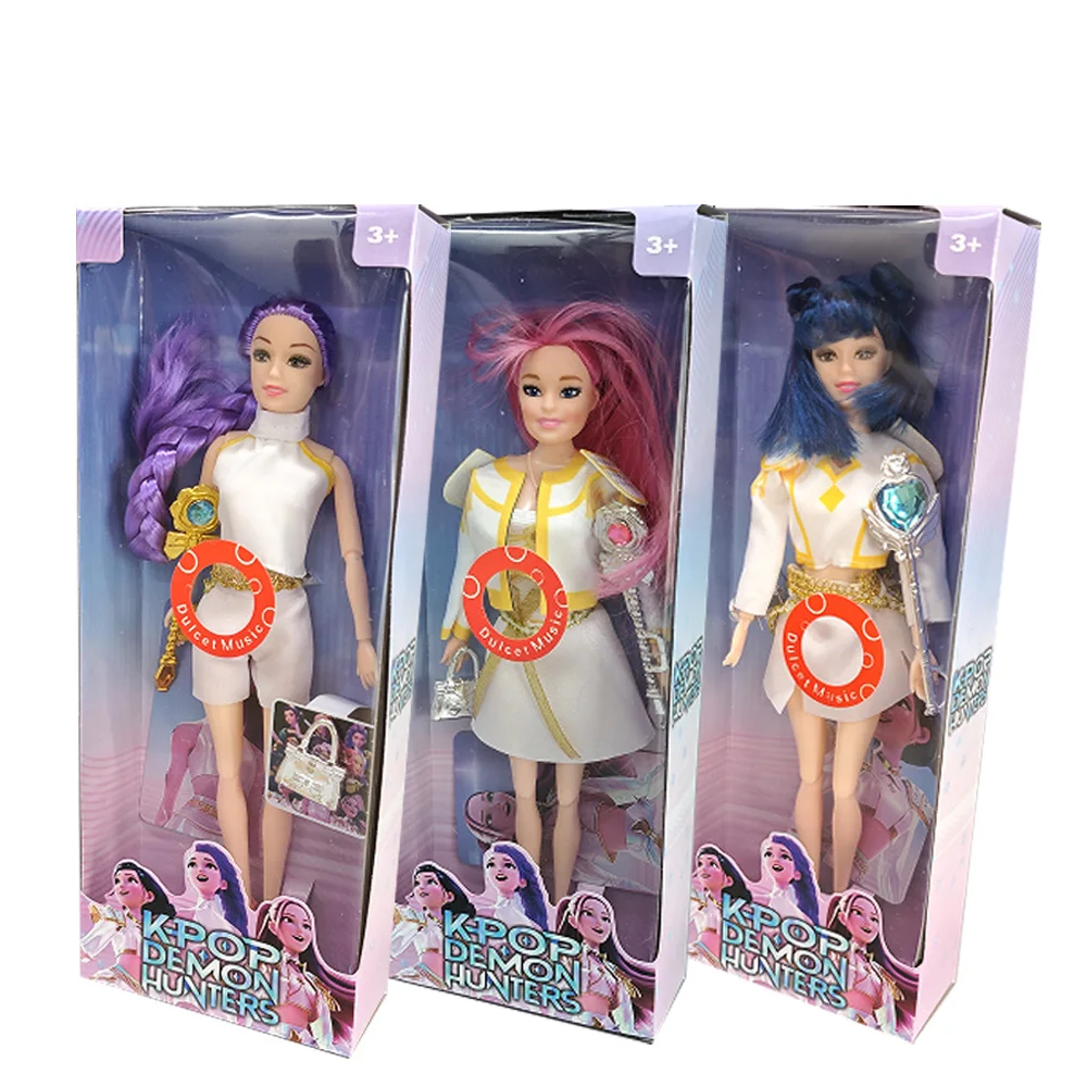 2025 NIEUWE Hot Prachtig Vormige Anime 30 CM K-Pop Demon Hunters Pop Vinyl Speelgoed Rumi Mira Zoey Verjaardag verrassing Cadeau Voor Meisjes