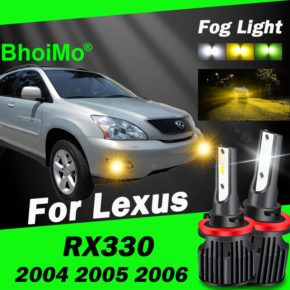 

BhoiMo For Lexus RX330 2004 2005 2006 Front Fog Light Lamp Led Bulb